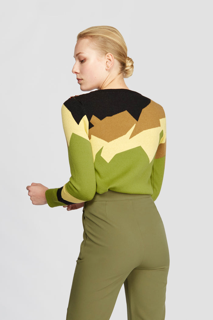 Camo Sweater (Green)