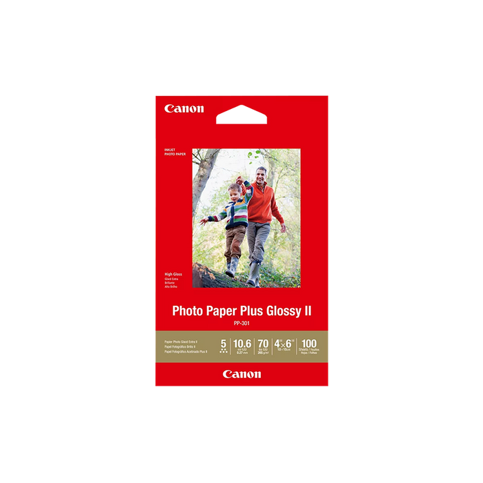 Canon Plus Paper 265 gsm - 4x6", 100 Sheets