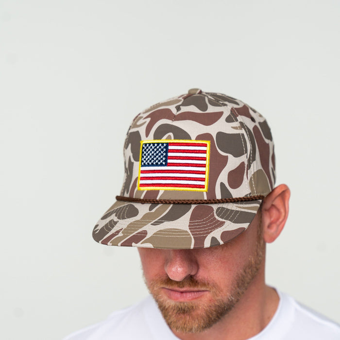 Cap - American Flag - Camo