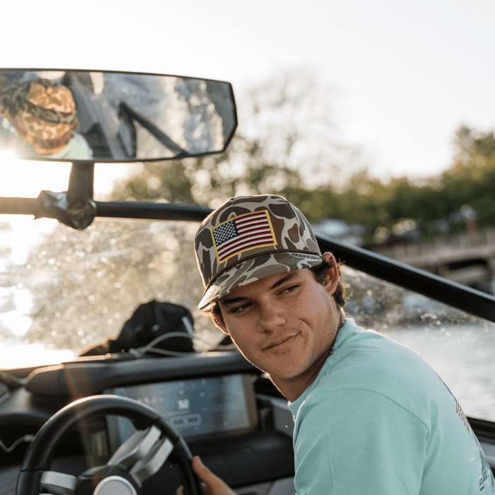 Cap - American Flag - Camo