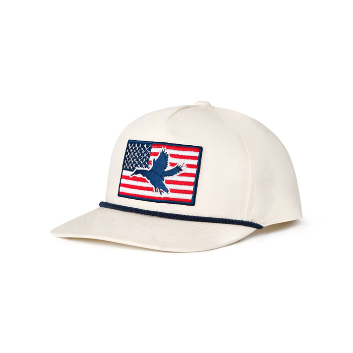 Cap - American Flag Duck - Putty