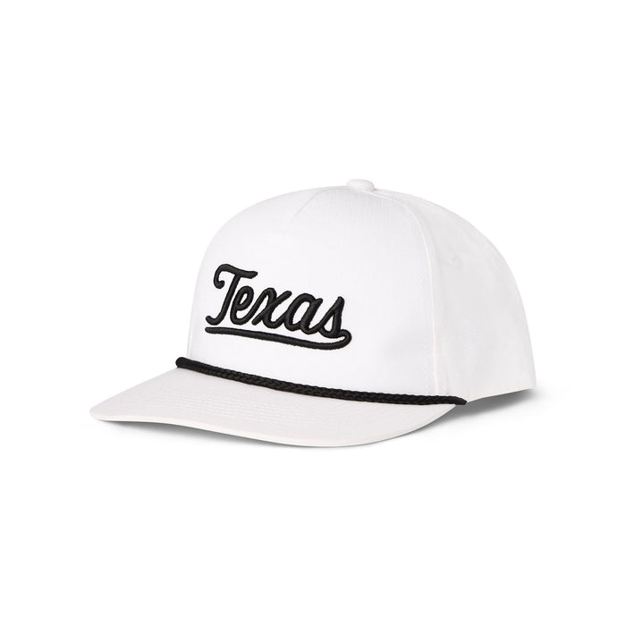 Cap - Texas Script - White