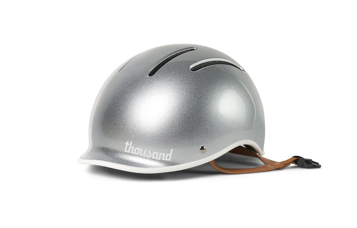 Casque de vélo enfant vintage Thousand silver argenté