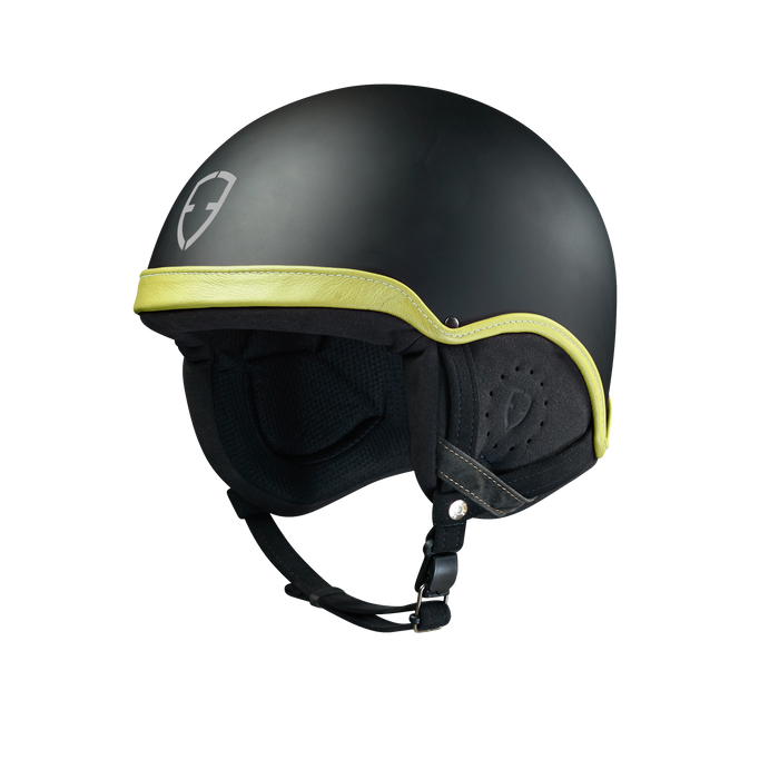Casque de ski Egide Ino de couleur pistache vue face 3/4