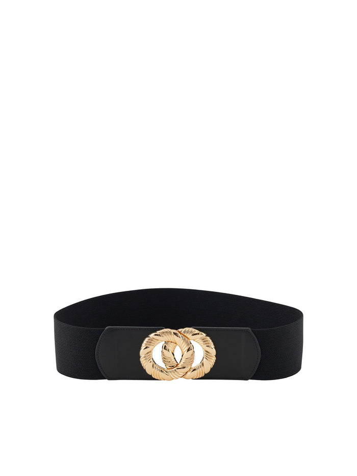 Caura Elasticated Waist Belt (Black)