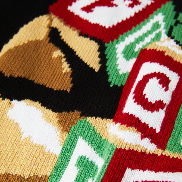 Chaleco HUF Gift Bear Intarsia Black