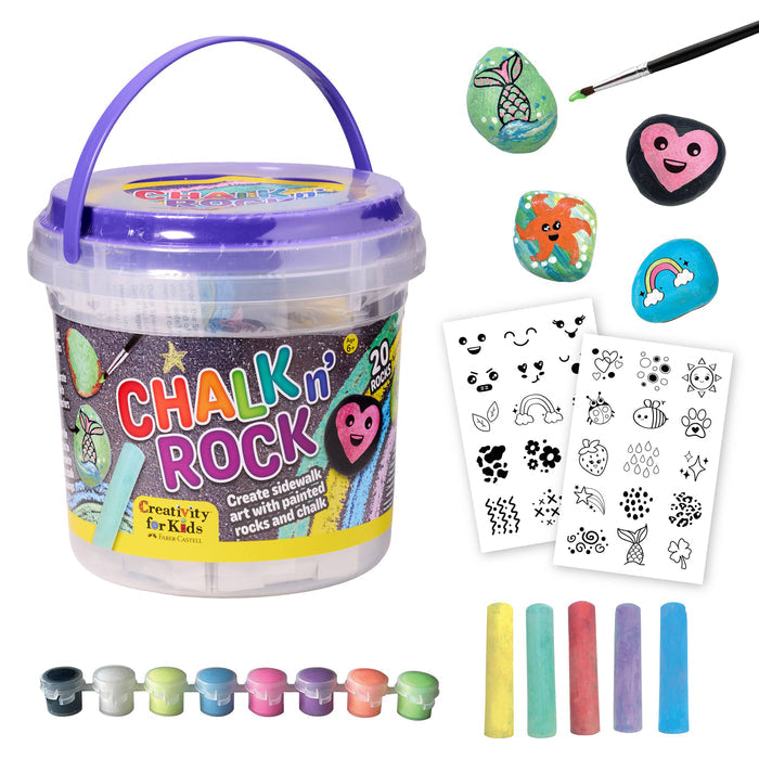 Chalk and Rock Bucket Craft Kit
