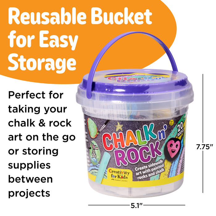 Chalk and Rock Bucket Craft Kit