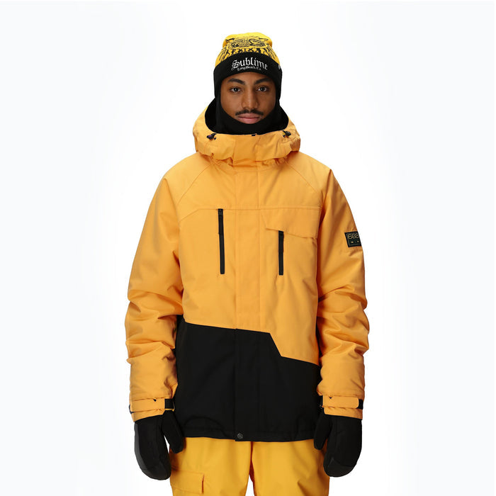 Chaqueta de Snowboard 686 Geo Insulated - Yellow Gold Colorblock
