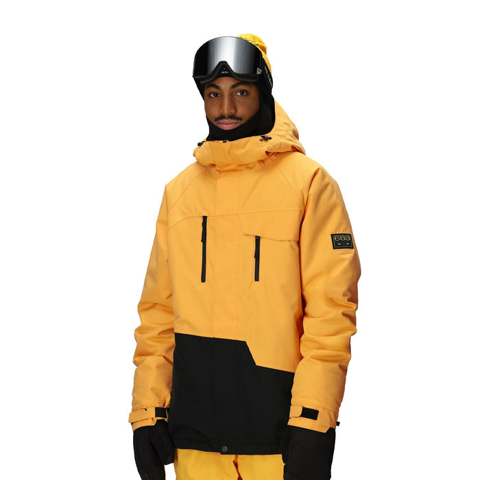 Chaqueta de Snowboard 686 Geo Insulated - Yellow Gold Colorblock