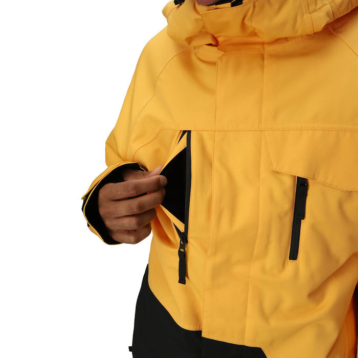 Chaqueta de Snowboard 686 Geo Insulated - Yellow Gold Colorblock