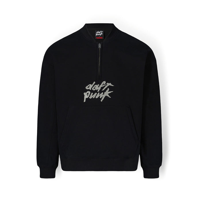 Chaqueta PLEASURES Primetime Quarter Zip Black