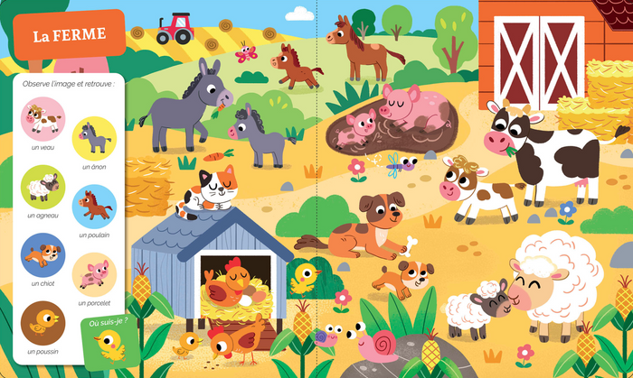 Cherche & trouve des tout-petits | Bébés animaux