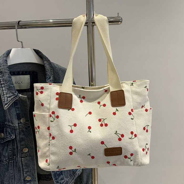 Cherry Pattern Tote Bags - Fashionnsio