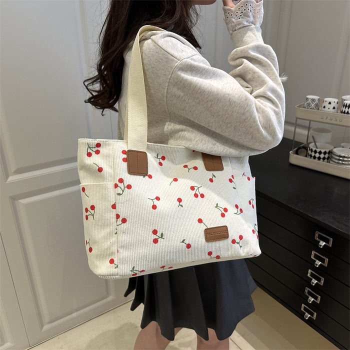 Cherry Pattern Tote Bags - Fashionnsio