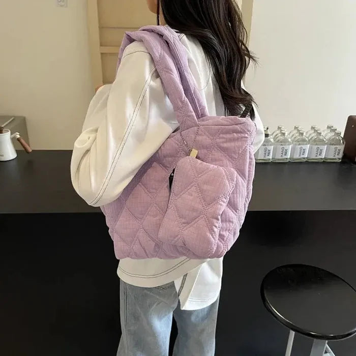 Cloud Puffer Large Shoulder Tote Bags fashionnsio