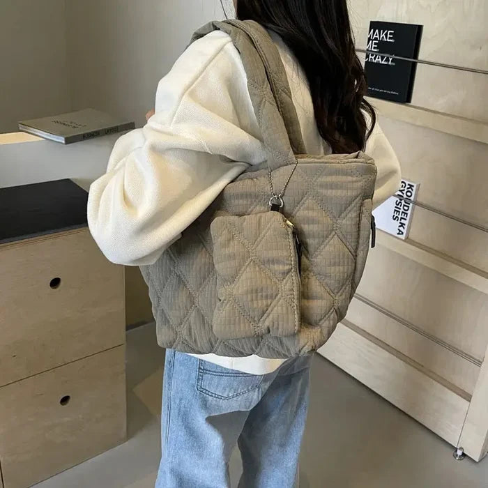 Cloud Puffer Large Shoulder Tote Bags fashionnsio