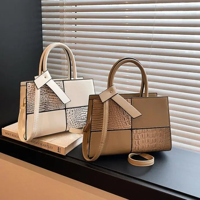 Textured Large Tote Bags/Handbags fashionnsio