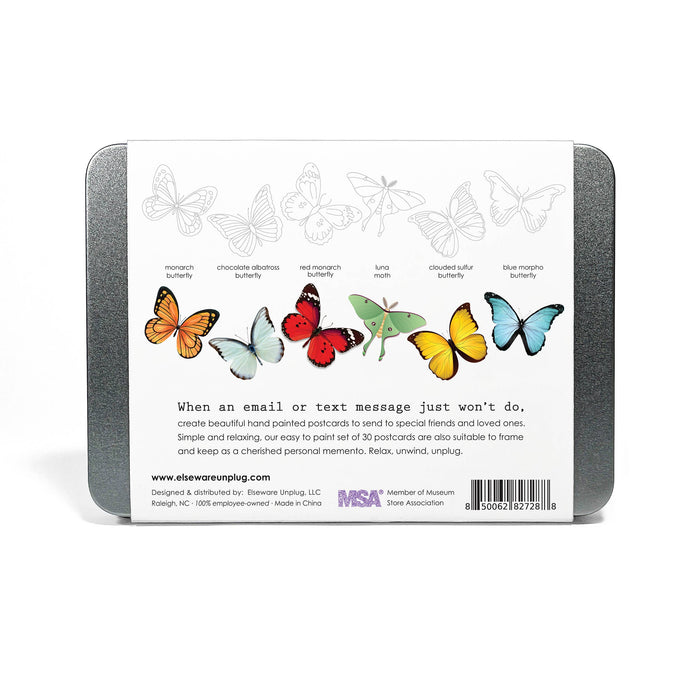 Coloring Postcards - Butterfly & Moth  (6 Designs/30 Cards)