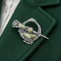 Connemara Marble Tara Brooch