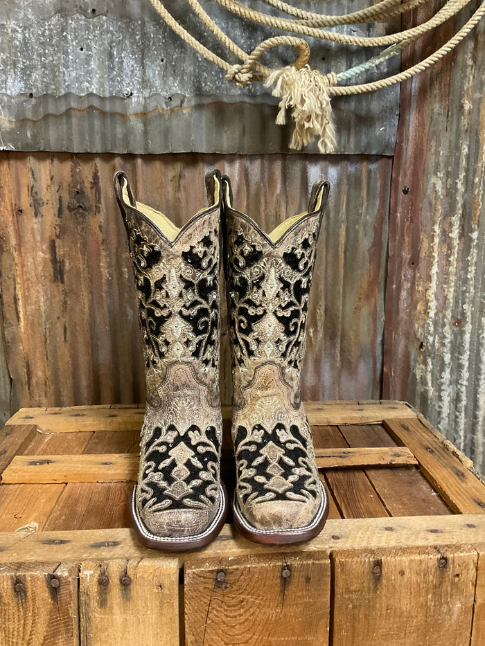 Corral Sequin Inlay Western Boot