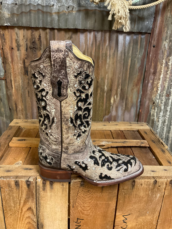 Corral Sequin Inlay Western Boot
