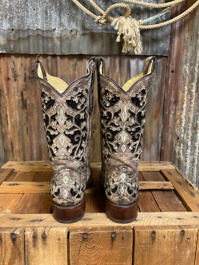 Corral Sequin Inlay Western Boot