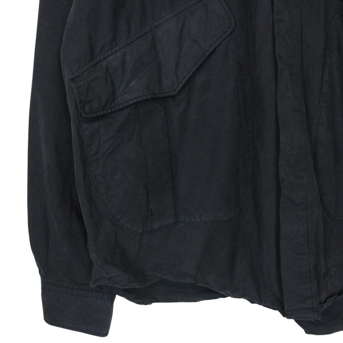 CP Company Navy Blue Microreps Lens Overshirt Jacket