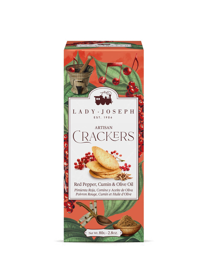 Crackers with Pink Pepper, Cumin & Olive Oil (Cracker Snack)