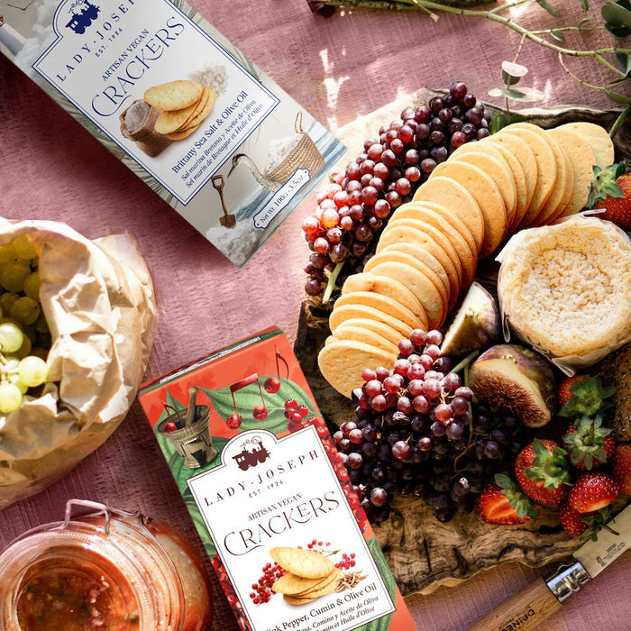 Crackers with Pink Pepper, Cumin & Olive Oil (Cracker Snack)