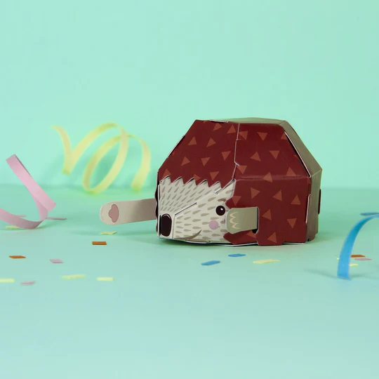 Create Your Own Hiding Hedgehog Paper Craft