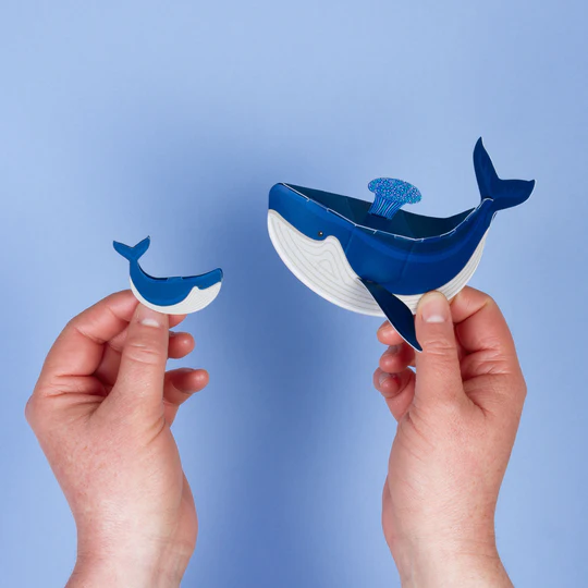 Create Your Own Wobbly Whale Paper Craft