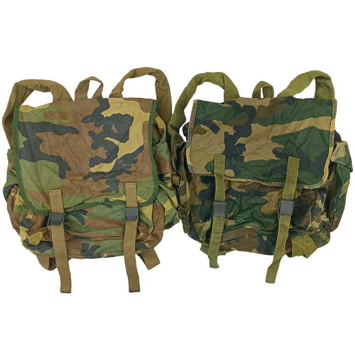 Croatian Army Woodland Backpack - Value Grade - Croatian Army Surplus - Day Packs