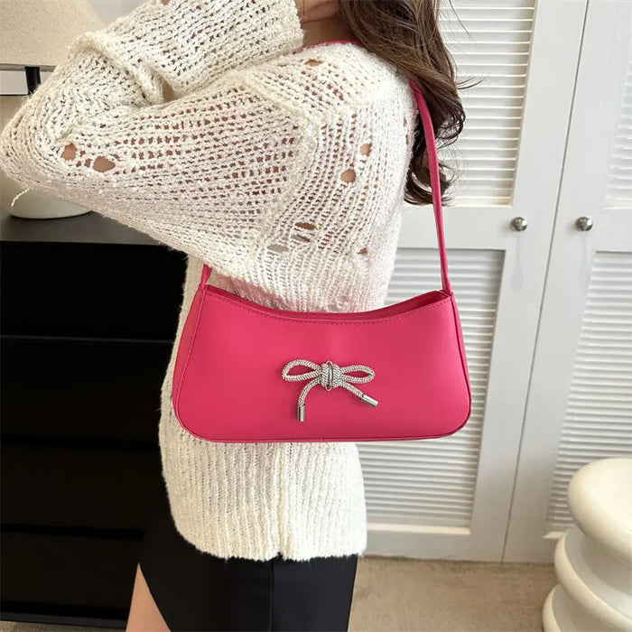 Bow knot Shoulder Bags fashionnsio