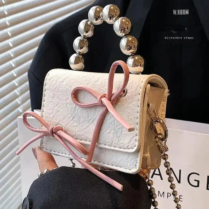Cute Bow Mini Chain Handbags/Sling Bags fashionnsio
