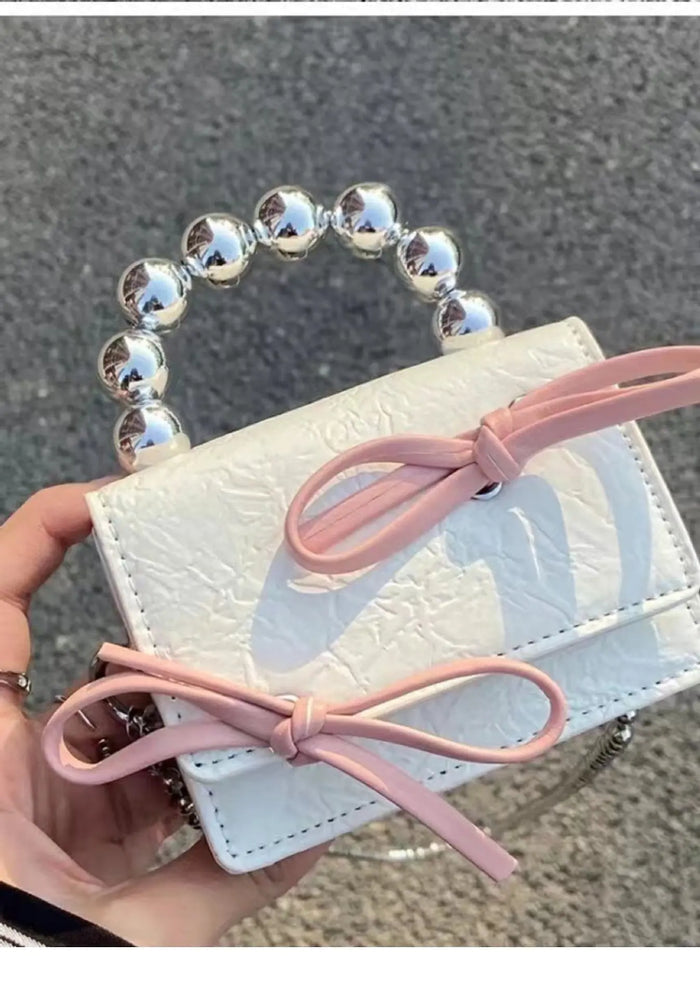 Cute Bow Mini Chain Handbags/Sling Bags fashionnsio