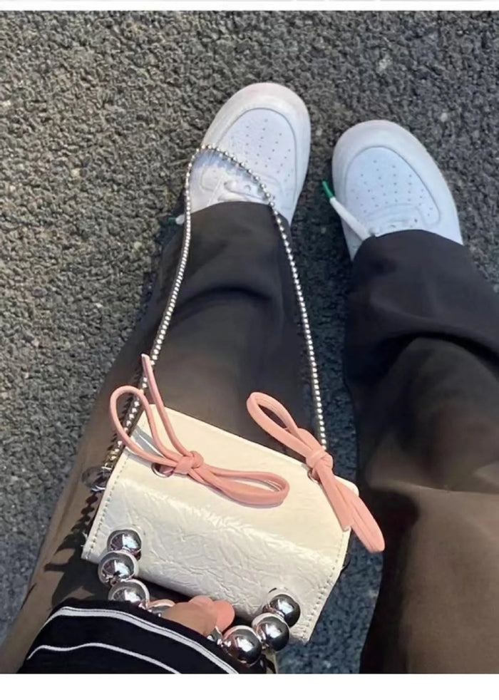 Cute Bow Mini Chain Handbags/Sling Bags fashionnsio