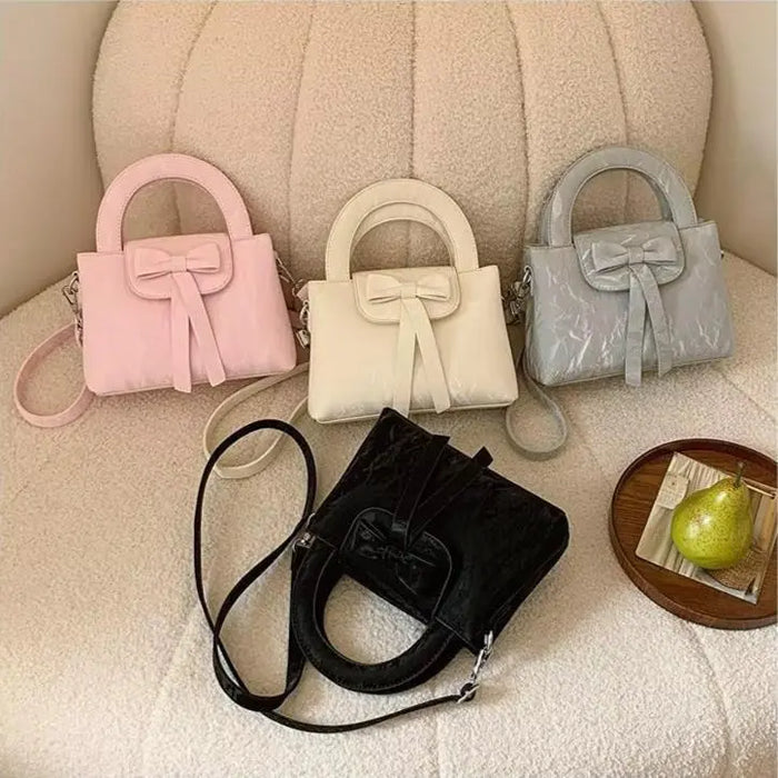 Korean Bowknot Square Handbags fashionnsio