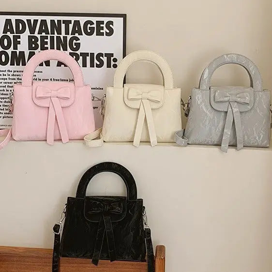 Korean Bowknot Square Handbags fashionnsio