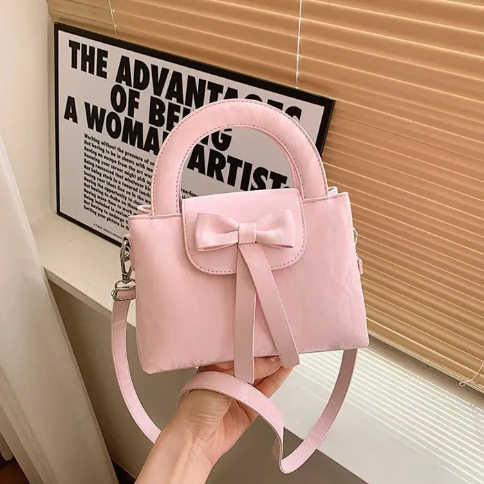 Korean Bowknot Square Handbags fashionnsio