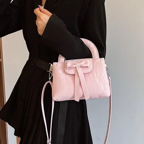 Korean Bowknot Square Handbags fashionnsio