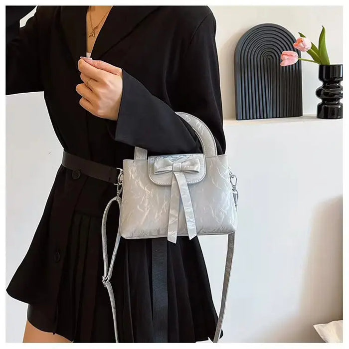 Korean Bowknot Square Handbags fashionnsio