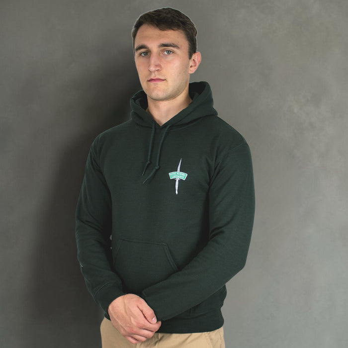Dagger & Flash Hoodie - Green
