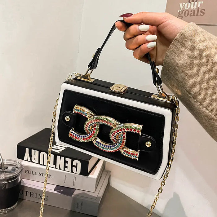 Diamond Box Handbags/Sling Bags fashionnsio