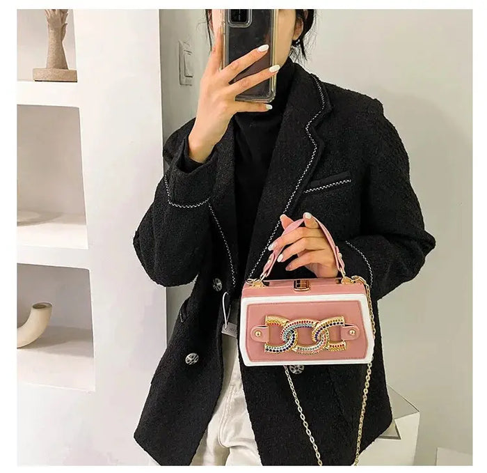 Diamond Box Handbags/Sling Bags fashionnsio