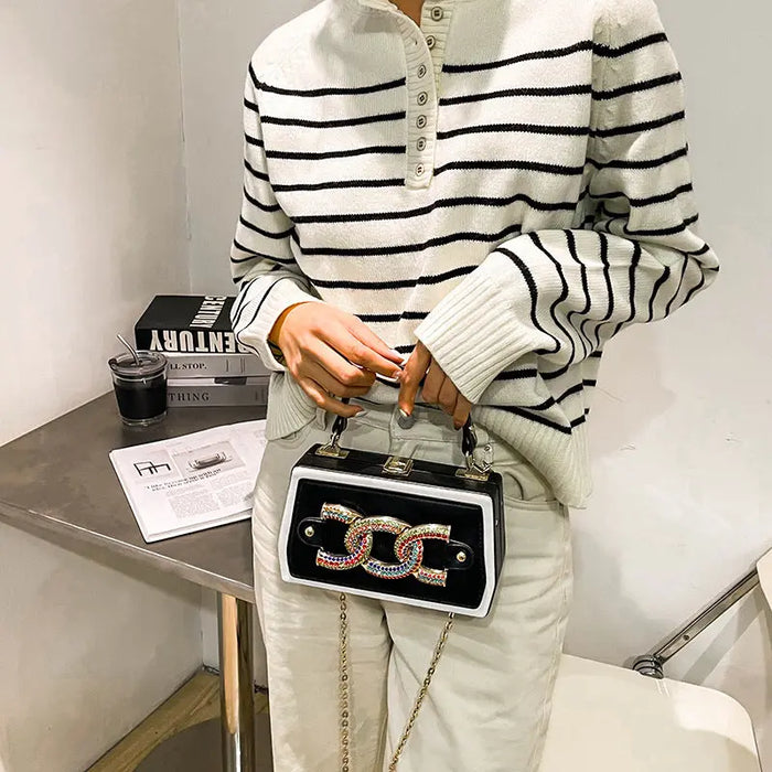 Diamond Box Handbags/Sling Bags fashionnsio