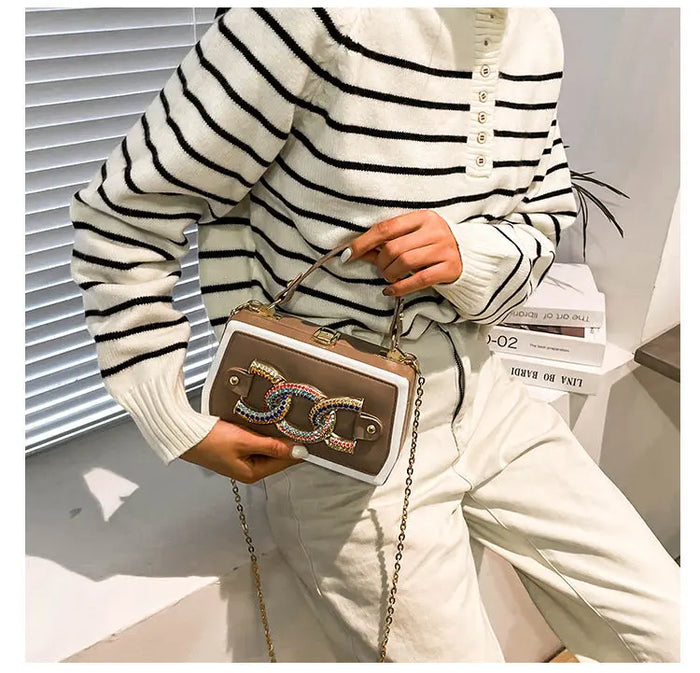 Diamond Box Handbags/Sling Bags fashionnsio