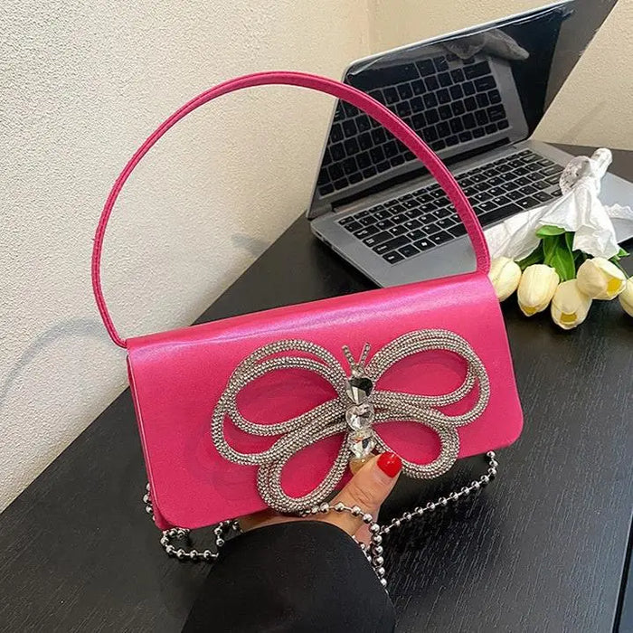 Diamond Butterfly Handbags/Shoulder Bags fashionnsio