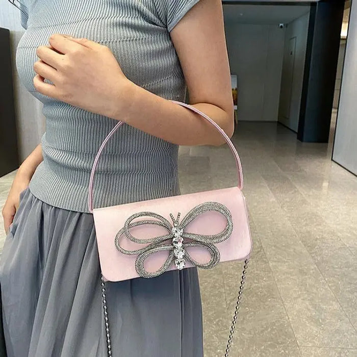 Diamond Butterfly Handbags/Shoulder Bags fashionnsio