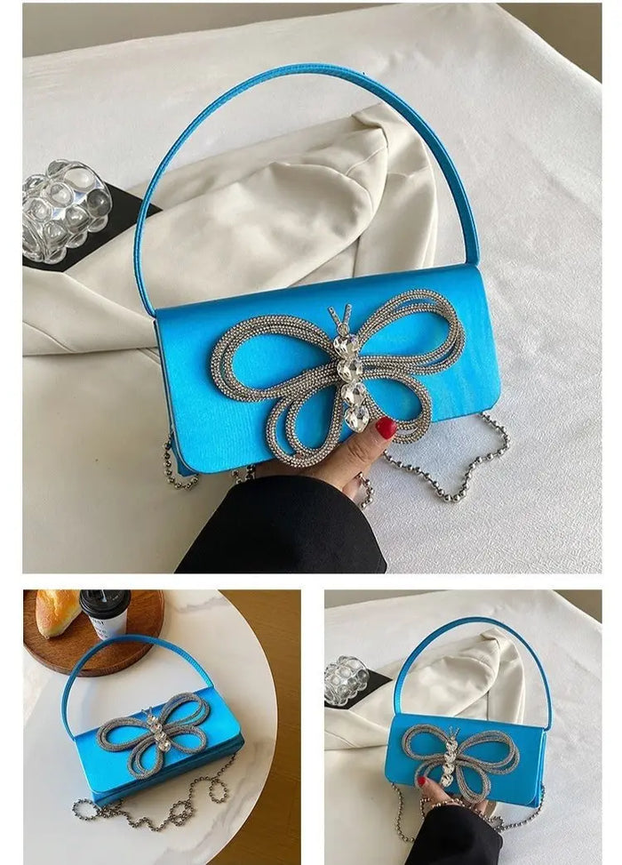Diamond Butterfly Handbags/Shoulder Bags fashionnsio